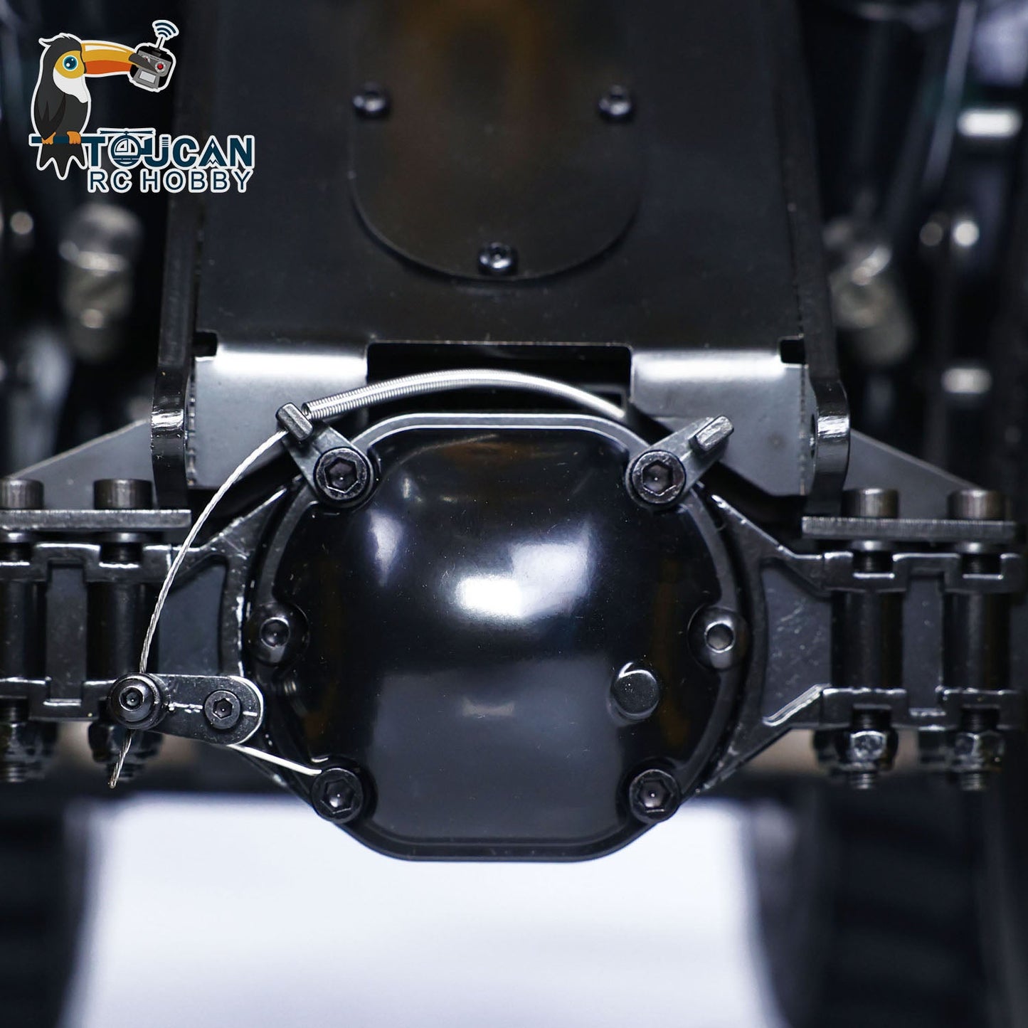 TOUCAN RC HOBBY MTModel WA480 Metal 1/14 RC Wheel Loader 5-way Hydraulic Directional Valve ST8 Radio Controller Light Sound System Quick Coupler LCD Screen for Vehicle Enthusiast