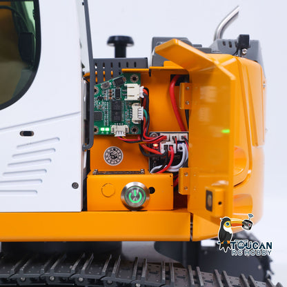 TOUCAN RC HOBBY CUT RC Hobby LR914 PRO MAX Metal 1/14 RC Hydraulic Excavator RC Digger Wrist Quick Coupler Bucket 8ways Valve PL18EV LITE Sound Radio Battery