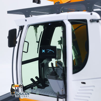 Metal 1/14 RC Hydraulic Excavator LR914 PRO MAX Remote Control Digger Construction Car 8ways Valve PL18EV LITE Radio Battery