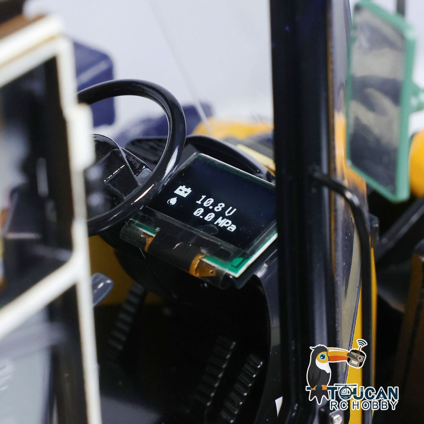 US Stock Metal 1/14 RC Hydraulic Loader WA480 Heavy Construction Machine Differential Lock Axles Quick Coupler Fork Light Sound ST8