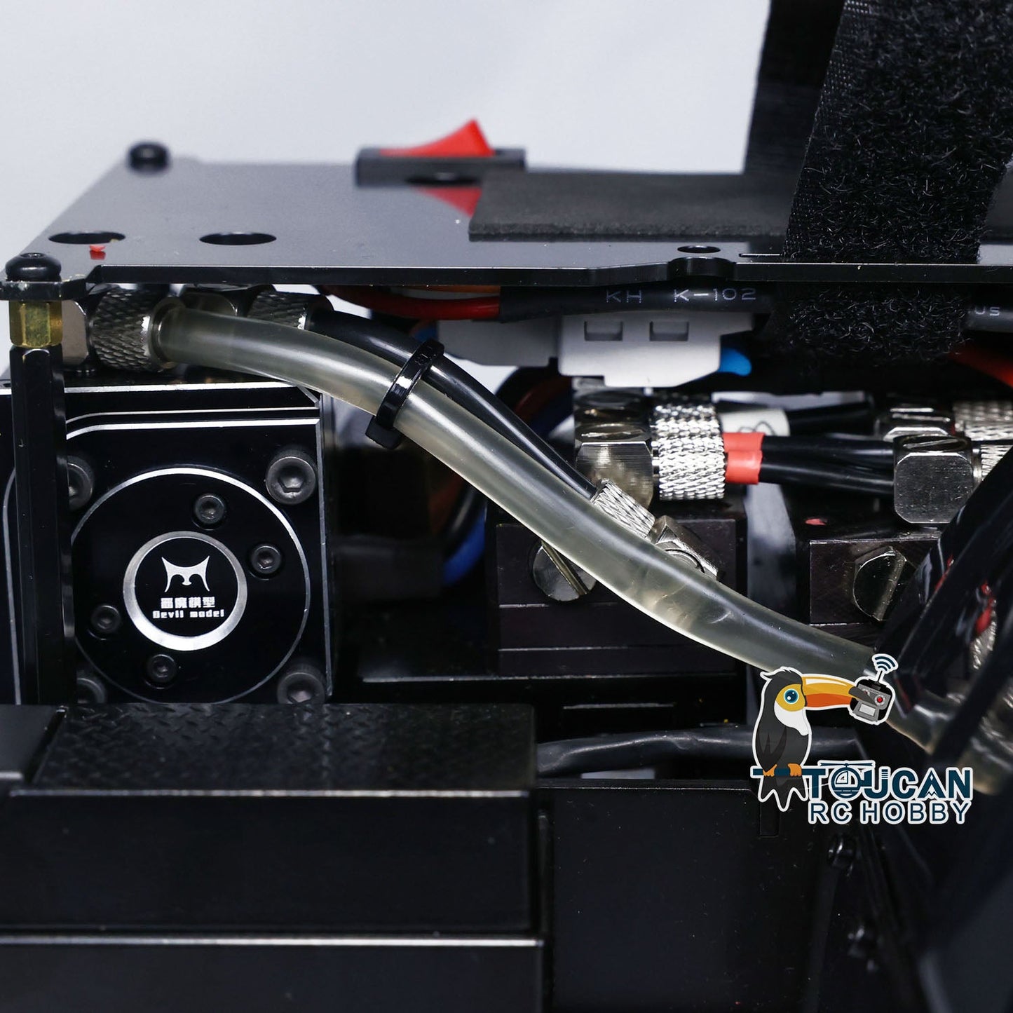 US Stock Metal 1/14 RC Hydraulic Loader WA480 Heavy Construction Machine Differential Lock Axles Quick Coupler Fork Light Sound ST8