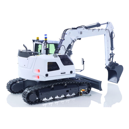 CUT Model LR914 1/14 Metal RC Hydraulic Excavator RTR 5-Way Valve ST8 Controller Manual Quick Coupler Light & Sound for Enthusiast Outdoor
