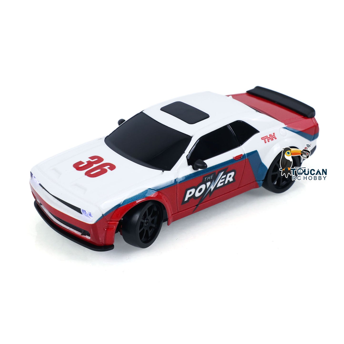 TOUCAN RC HOBBY US Stock JIABAILE 4WD Plastic 1/36 RC Drift Car 3612A Gyroscope 25KM/H High Speed Indoor Outdoor Mini Racing Car LED Lights Battery 2.4G Radio
