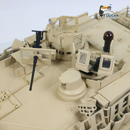 In Stock TOUCAN 1/16 Metal RC Tank 3918 Abrams M1A2 TUSK II Dual Flow Gearbox 360 Turret Rotary Infrared Combat Barrel Recoil FPV