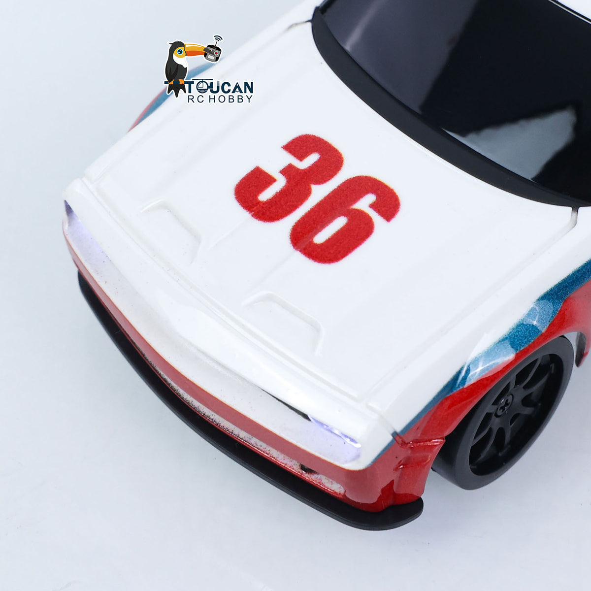 TOUCAN RC HOBBY US Stock JIABAILE 4WD Plastic 1/36 RC Drift Car 3612A Gyroscope 25KM/H High Speed Indoor Outdoor Mini Racing Car LED Lights Battery 2.4G Radio