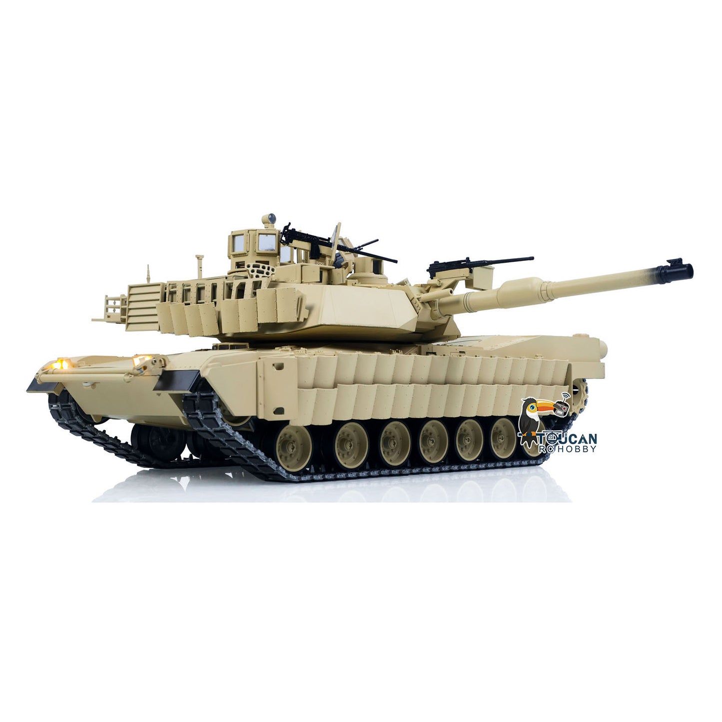 In Stock TOUCAN 1/16 Metal RC Tank 3918 Abrams M1A2 TUSK II Dual Flow Gearbox 360 Turret Rotary Infrared Combat Barrel Recoil FPV
