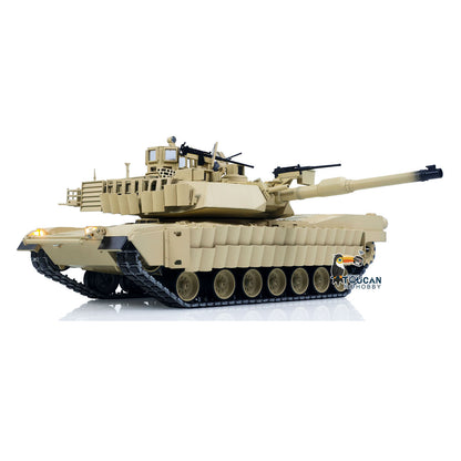 In Stock TOUCAN 1/16 Metal RC Tank 3918 Abrams M1A2 TUSK II Dual Flow Gearbox 360 Turret Rotary Infrared Combat Barrel Recoil FPV