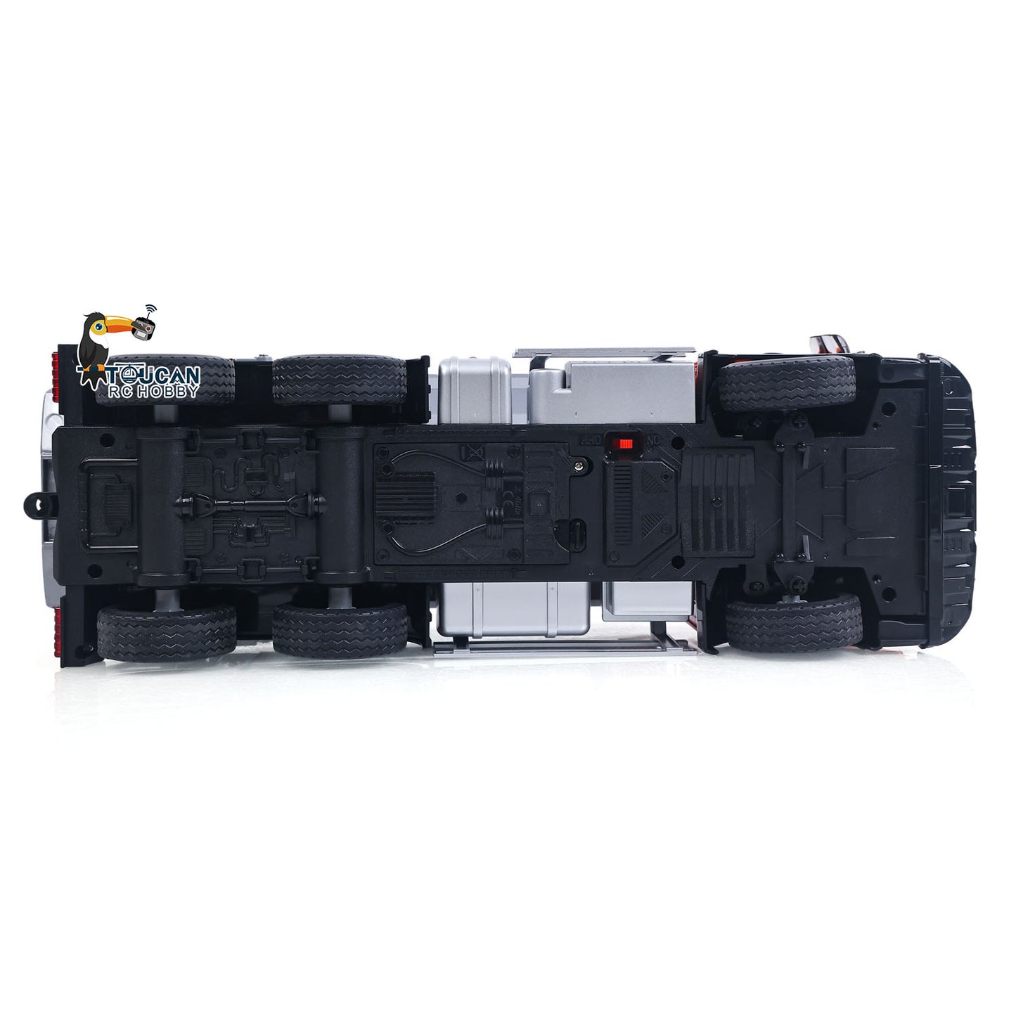 Double E 1/20 Electric Remote Control Dump Truck 6X4 RC Tipper G540 Model Metal Bucket 260 Brushed Motor Openable Door Lights