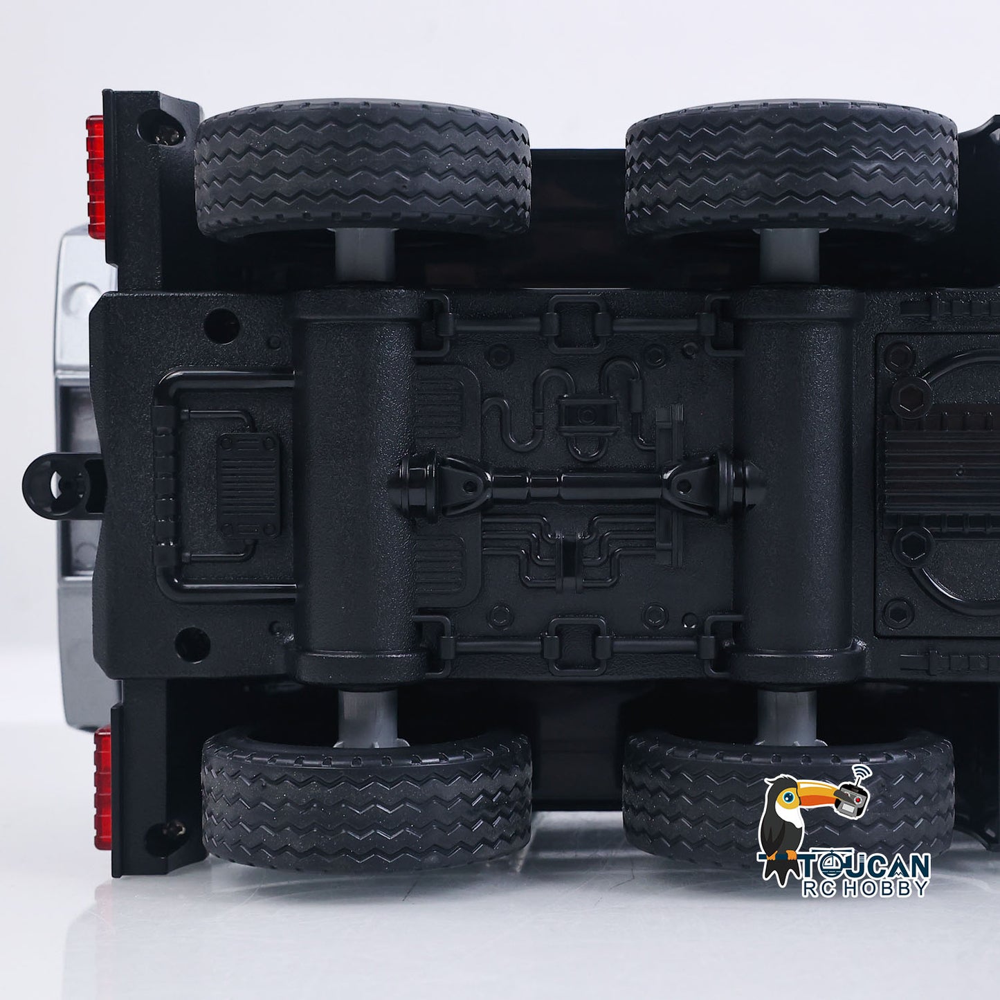 Double E 1/20 Electric Remote Control Dump Truck 6X4 RC Tipper G540 Model Metal Bucket 260 Brushed Motor Openable Door Lights