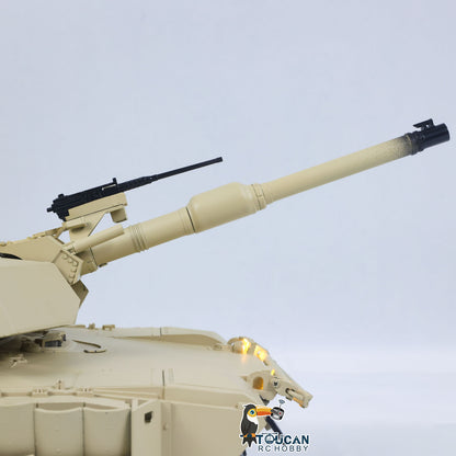 In Stock TOUCAN 1/16 Metal RC Tank 3918 Abrams M1A2 TUSK II Dual Flow Gearbox 360 Turret Rotary Infrared Combat Barrel Recoil FPV