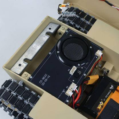 In Stock TOUCAN 1/16 Metal RC Tank 3918 Abrams M1A2 TUSK II Dual Flow Gearbox 360 Turret Rotary Infrared Combat Barrel Recoil FPV