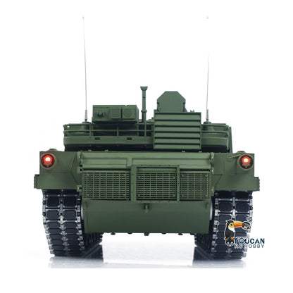 In Stock 1/16 TOUCAN Remote Control Battle Tank 3918 Abrams M1A2 Metal Gearbox 360 Rotation Barrel Recoil Elevation Laser Aiming Light