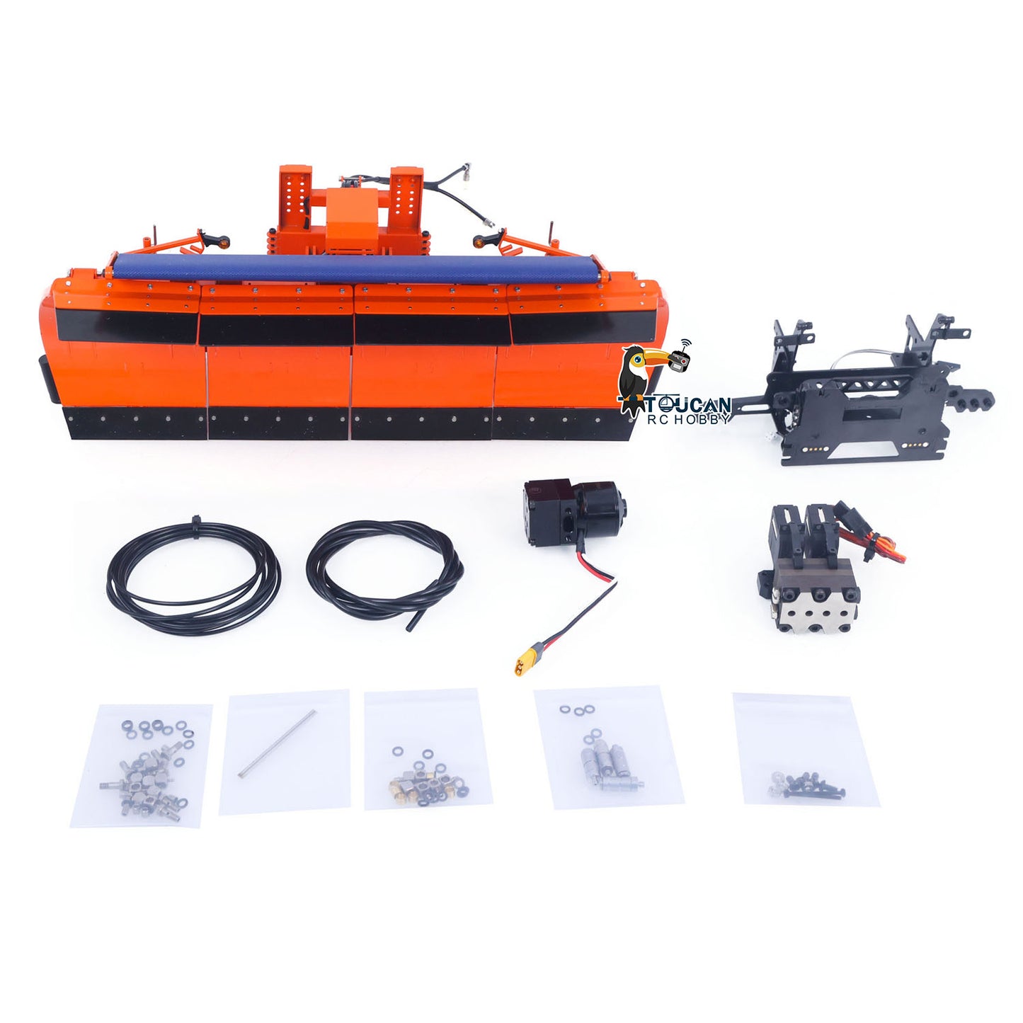 Toucanhobby Metal Snow Plow for 1/14 DIY RC Hydraulic Tractor Truck 770S R620 Model Remote Control Full Dumper Lorry Vehicle 3363 1851