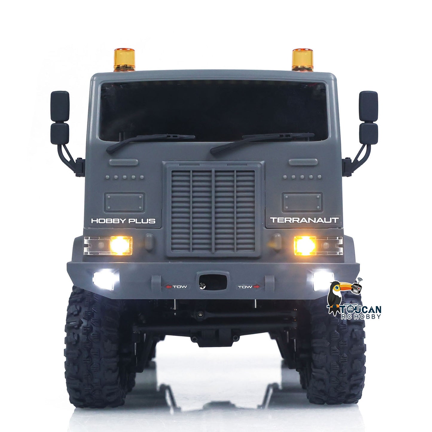 US Stock RTR 1/18 Radio Control Military Truck 8*8 RC Off Road Vehicle 280 Brushed Motor Fifth Wheel Winch Metal Hook All Wheel Steering