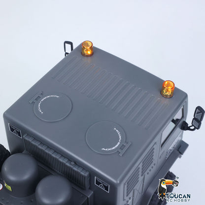 Fast Free Shipping RTR 1/18 Radio Control Military Truck 8*8 RC Off Road Vehicle 280 Brushed Motor Fifth Wheel Winch Metal Hook All Wheel Steering