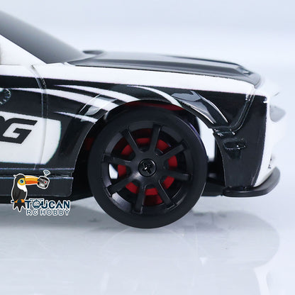 TOUCAN RC HOBBY US Stock JIABAILE 3612 4WD Plastic 1/36 RC Drift Car Gyroscope Indoor Outdoor Mini Racing Vehicles Model LED Lights Battery 2.4G Radio