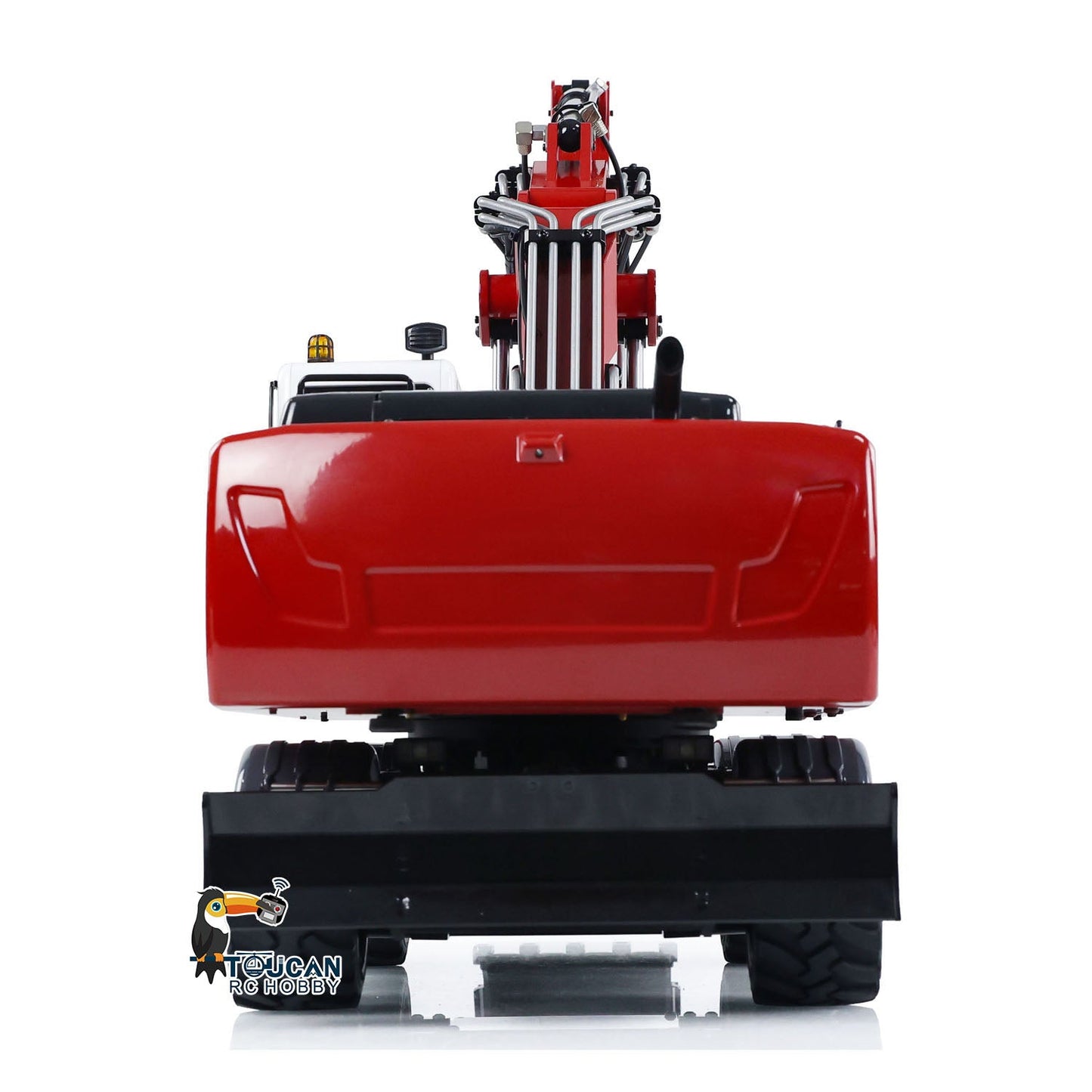 TOUCAN RC HOBBY MTModel 946-3 Metal 1/14 RC Hydraulic Excavator Construction Engineering Vehicle 8-ways Reserving Valves Tiltable Bucket Sound Light for Machinery Enthusiasts