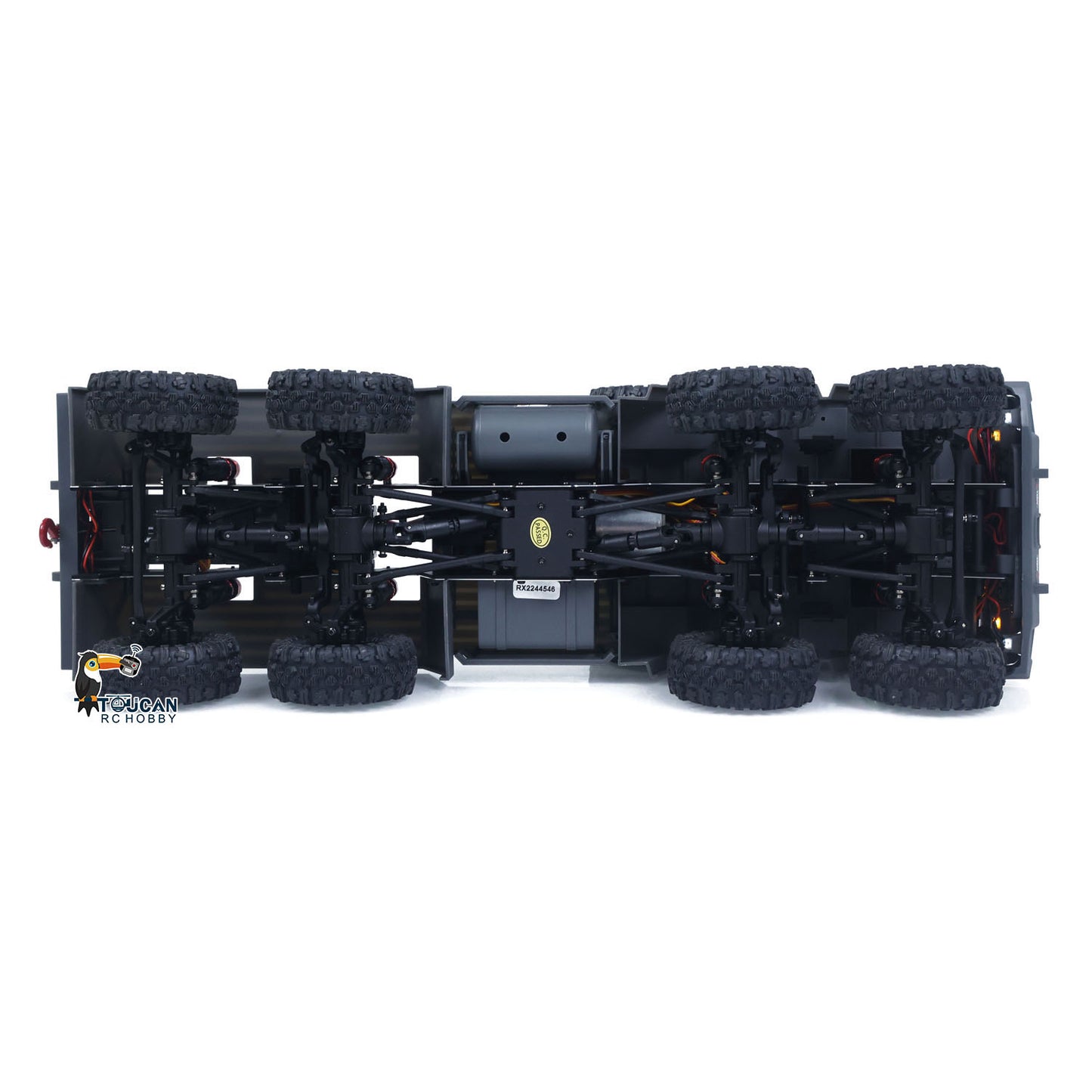 Fast Free Shipping RTR 1/18 Radio Control Military Truck 8*8 RC Off Road Vehicle 280 Brushed Motor Fifth Wheel Winch Metal Hook All Wheel Steering