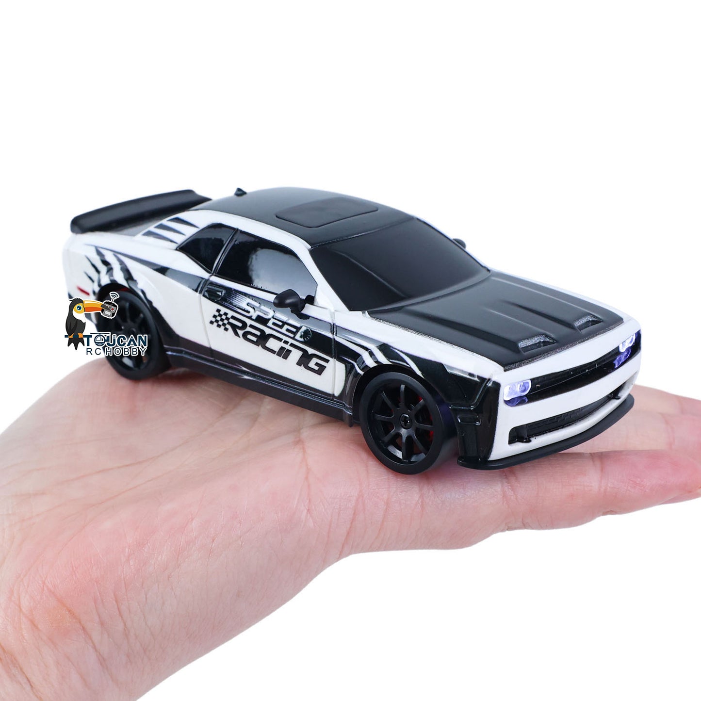 TOUCAN RC HOBBY US Stock JIABAILE 3612 4WD Plastic 1/36 RC Drift Car Gyroscope Indoor Outdoor Mini Racing Vehicles Model LED Lights Battery 2.4G Radio