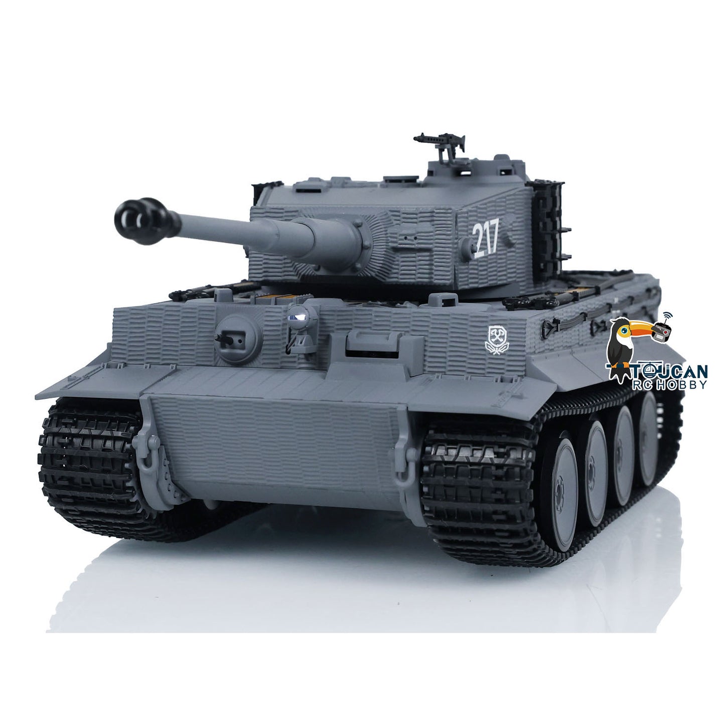 UK Stock Taigen 1/24 RC Battle Tank Tiger I Remote Control Military Tanks Infrared Combat