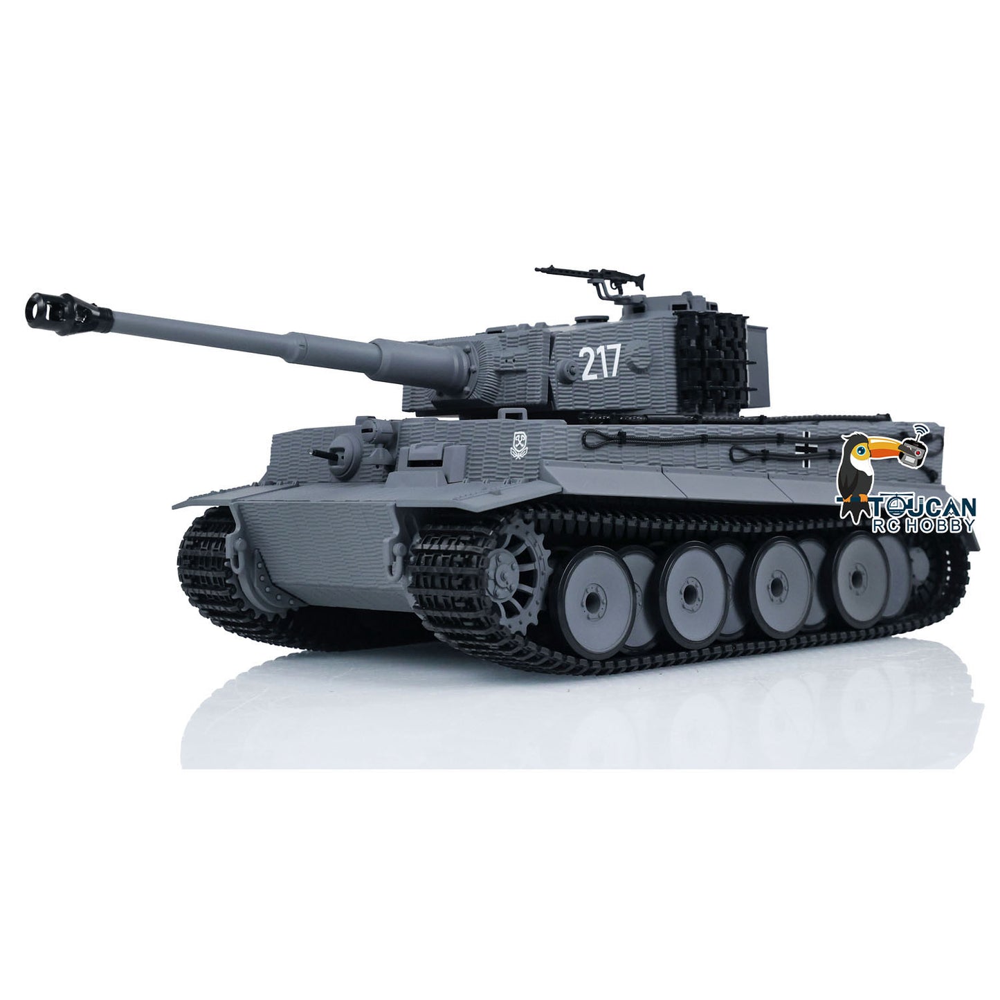 UK Stock Taigen 1/24 RC Battle Tank Tiger I Remote Control Military Tanks Infrared Combat