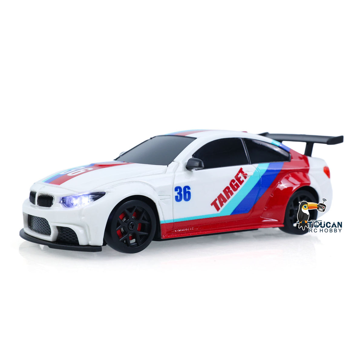 TOUCAN RC HOBBY US Stock JIABAILE 25KM/H 4X4 1/36 RC Drift Car 3611A Gyroscope Carbon Fiber Chassis Plate Indoor Outdoor Mini Racing Car LED Battery Radio