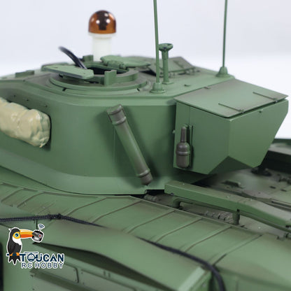 US Stock Tongde 1/16 Military RC Tank Churchill Mk.VII Metal Tracks Wheels Gearbox Infrared Battle Model Radio Control Armored Vehicles Battery