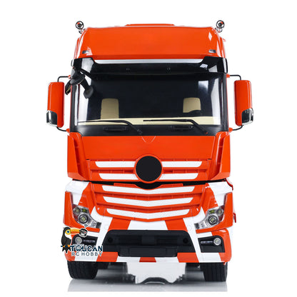 1/14 Metal 8x8 RC Tractor Truck Remote Control Car Differential Lock Motor Servo 3-speed Transmission 680x230x310MM