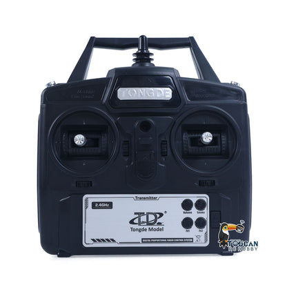 US Stock Tongde 1/16 RC Military Tank M2412-C M113A2 APC Turret Rotation 360 Degree Infrared LED Light Sound Remote Control Electric Toy