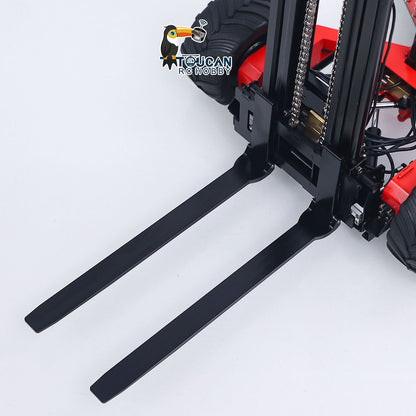 TOUCAN RC HOBBY SFROG BM214 1/14 RTR Metal RC Hydraulic Foldable Forklift 5-Way Valve FrSky X14 Controller Light Sound Storage Box for Model Collectors