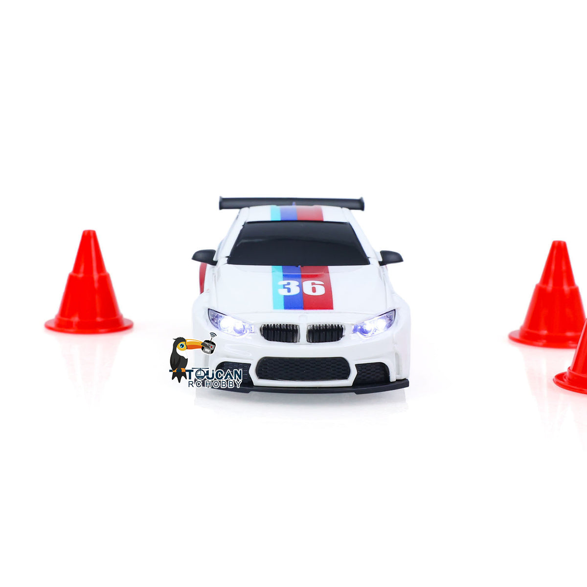 TOUCAN RC HOBBY US Stock JIABAILE 25KM/H 4X4 1/36 RC Drift Car 3611A Gyroscope Carbon Fiber Chassis Plate Indoor Outdoor Mini Racing Car LED Battery Radio