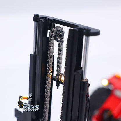 TOUCAN RC HOBBY SFROG BM214 1/14 RTR Metal RC Hydraulic Foldable Forklift 5-Way Valve FrSky X14 Controller Light Sound Storage Box for Model Collectors