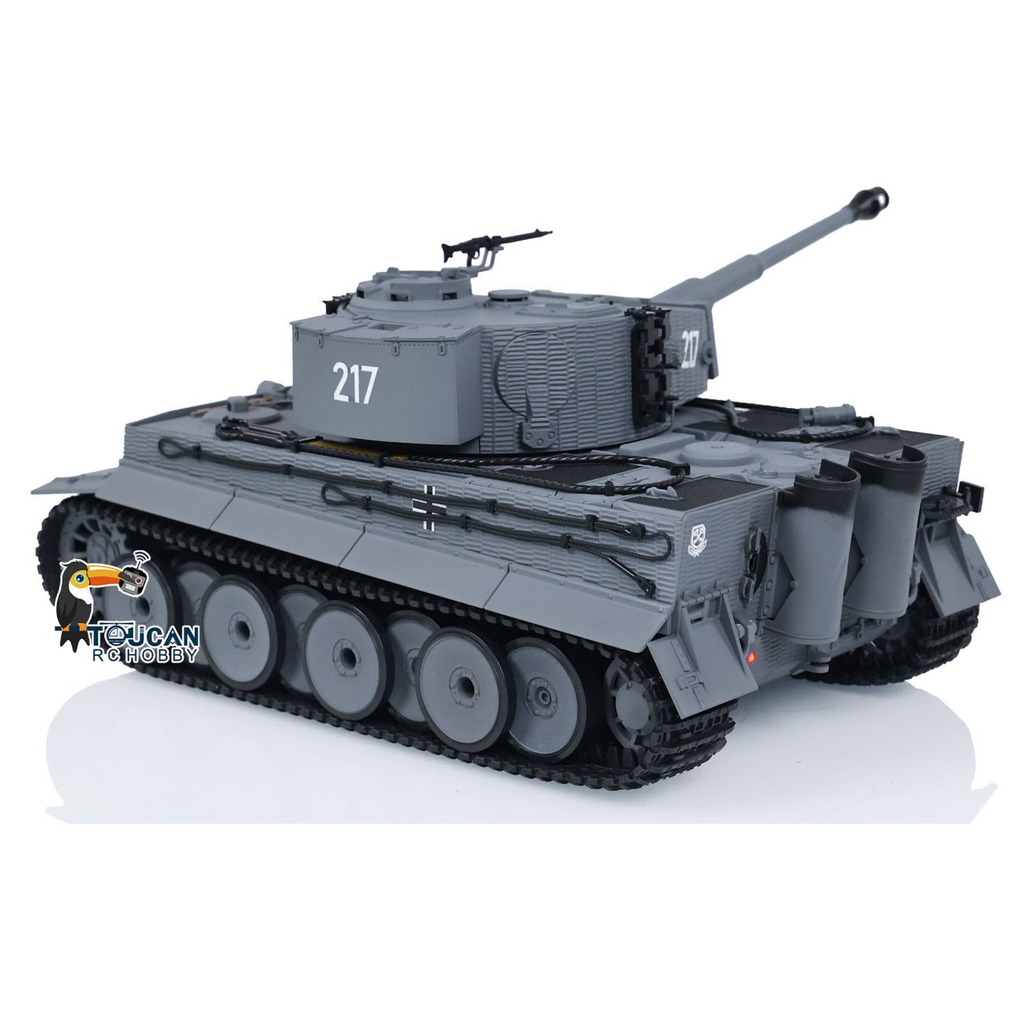 UK Stock Taigen 1/24 RC Battle Tank Tiger I Remote Control Military Tanks Infrared Combat