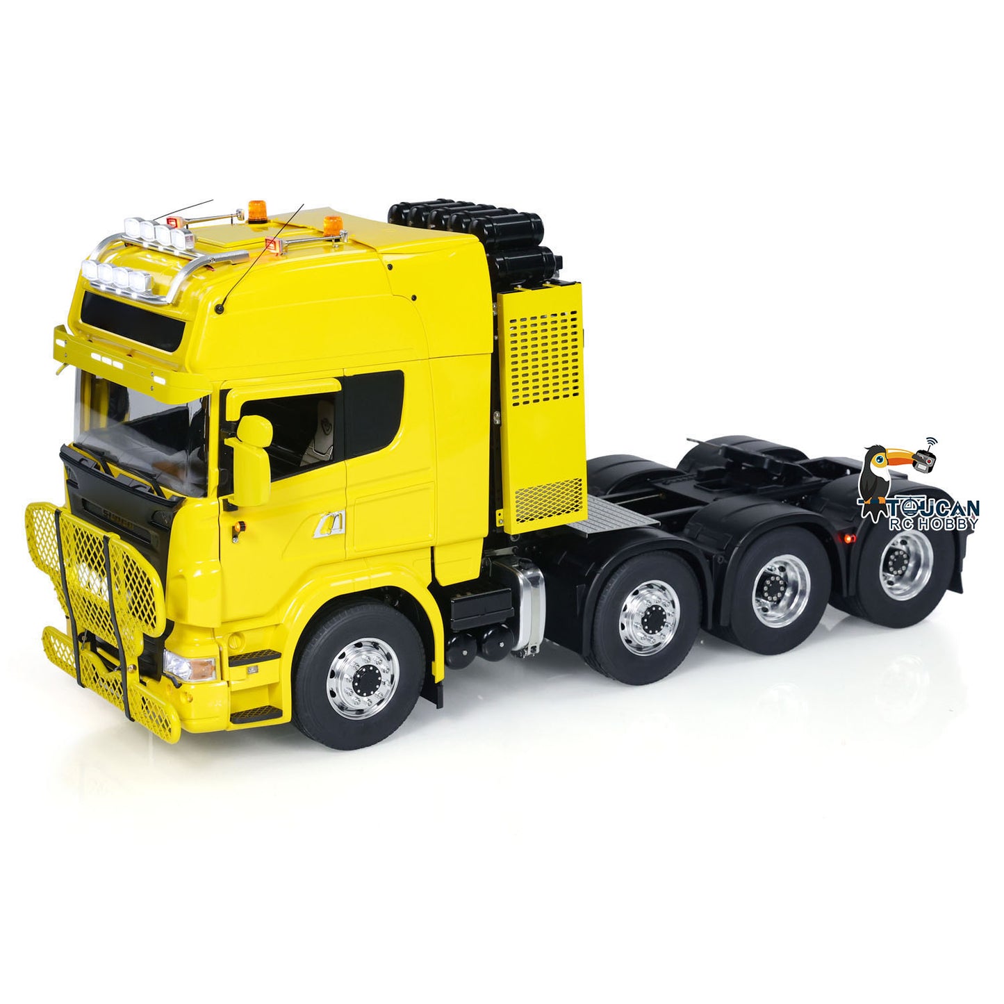 TOUCAN Metal Chassis 1/14 RC Tractor Truck 8X8 Radio Control Car Model Light Sound