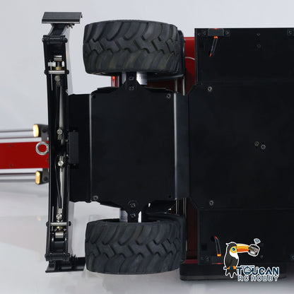 TOUCAN RC HOBBY MTModel 946-3 Metal 1/14 RC Hydraulic Excavator Grab 8-ways Reserving Valves Sound System Lights Ripper for Digger Model Enthusiasts