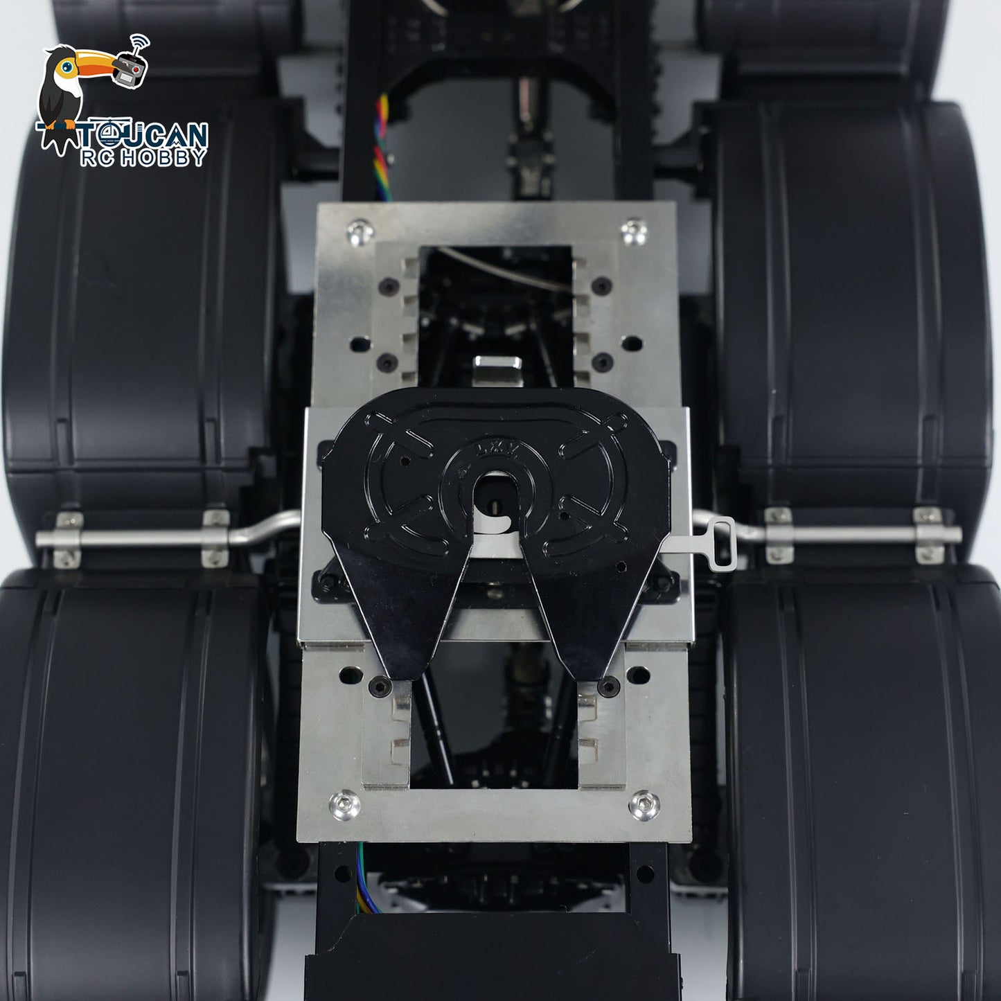 1/14 Metal 8x8 RC Tractor Truck Remote Control Car Differential Lock Motor Servo 3-speed Transmission 680x230x310MM