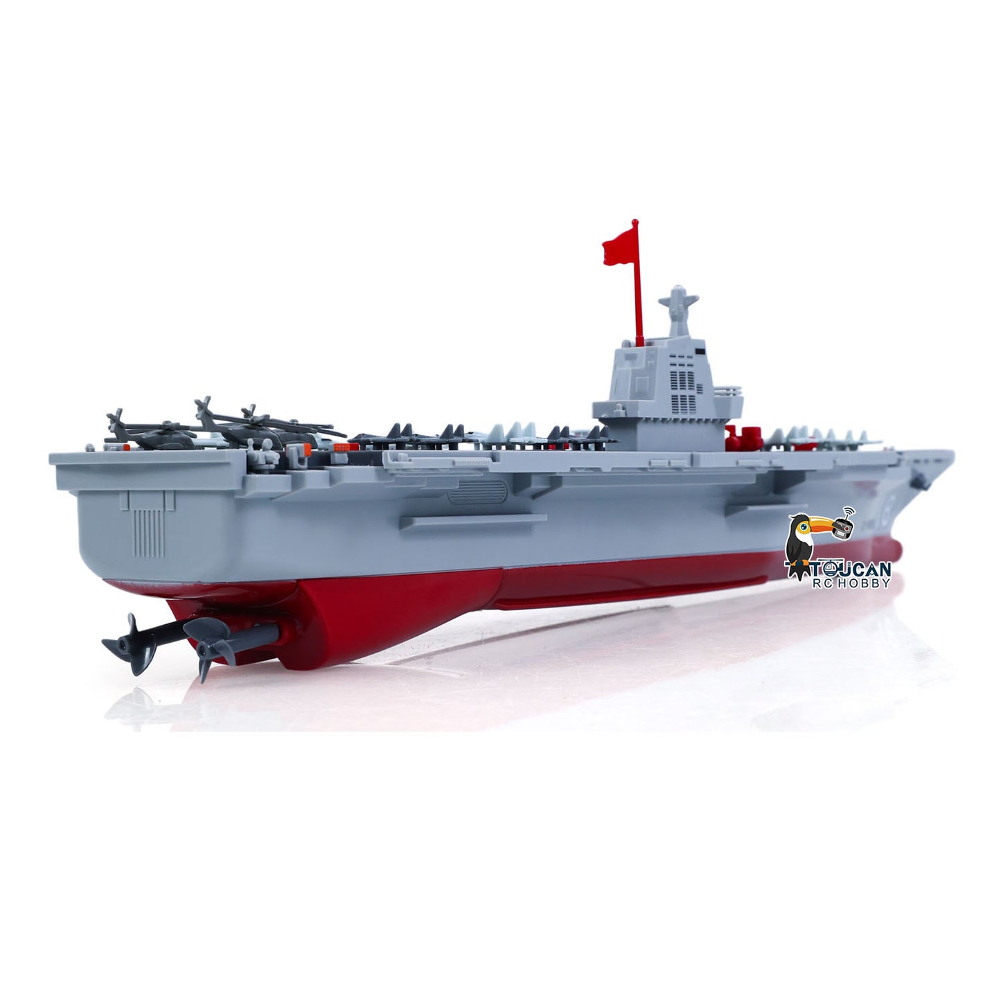 2.4GHz RC High Speed Boat Remote Control Aircraft Carrier Warship S19 Electric Water Toys RTR Battery Dual Motor USB Charge