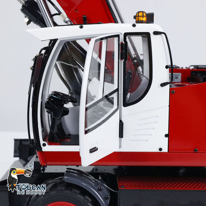 TOUCAN RC HOBBY MTModel 946-3 Metal 1/14 RC Hydraulic Excavator Grab 8-ways Reserving Valves Sound System Lights Ripper for Digger Model Enthusiasts