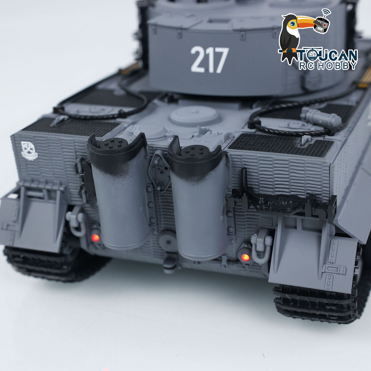 UK Stock Taigen 1/24 RC Battle Tank Tiger I Remote Control Military Tanks Infrared Combat