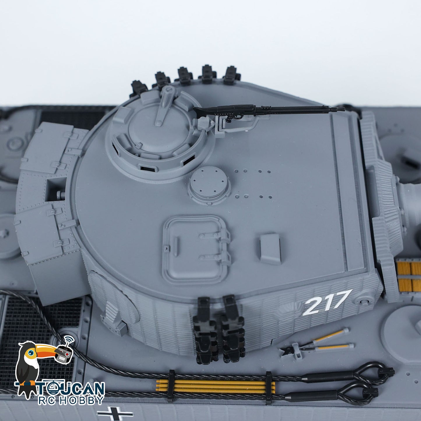 UK Stock Taigen 1/24 RC Battle Tank Tiger I Remote Control Military Tanks Infrared Combat