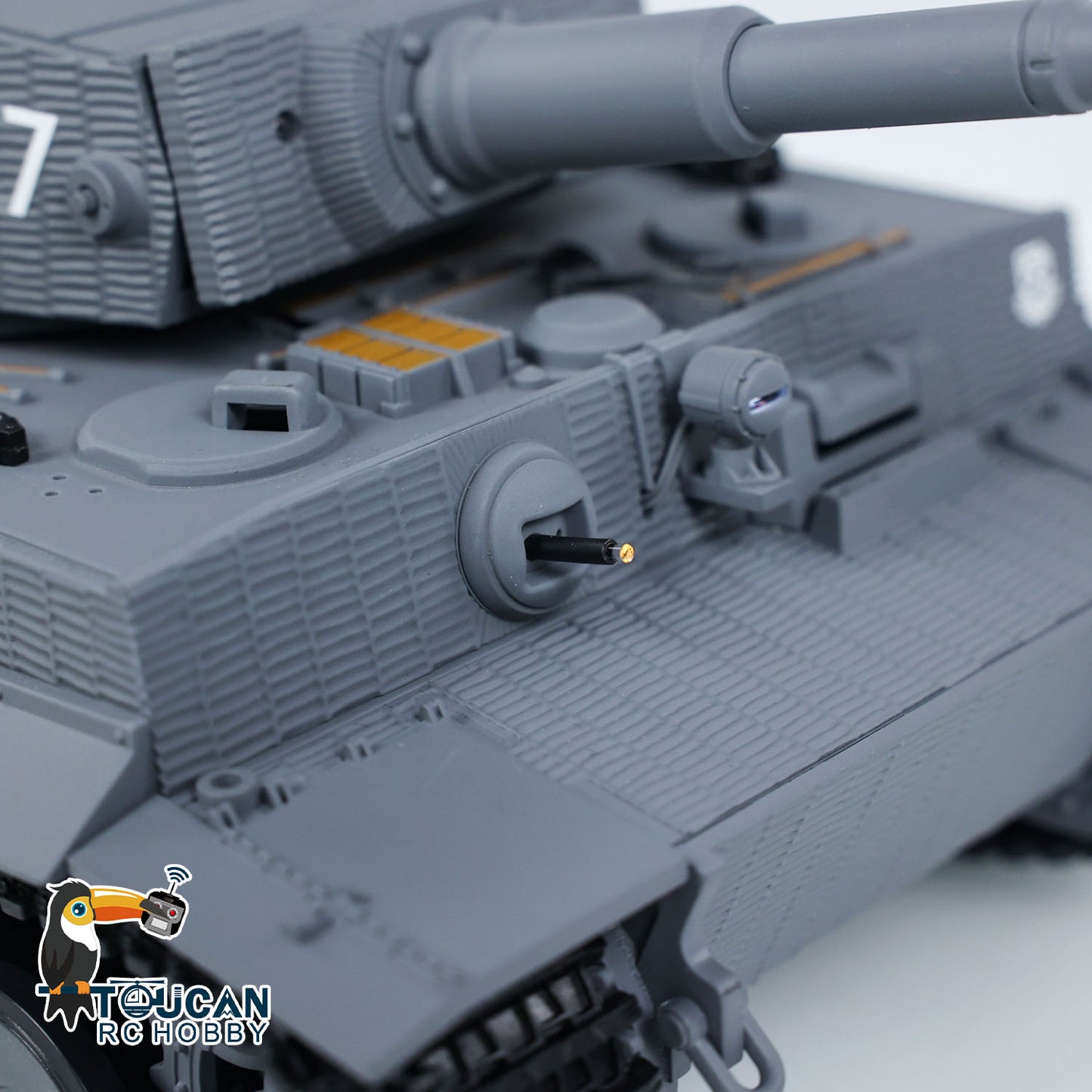 UK Stock Taigen 1/24 RC Battle Tank Tiger I Remote Control Military Tanks Infrared Combat