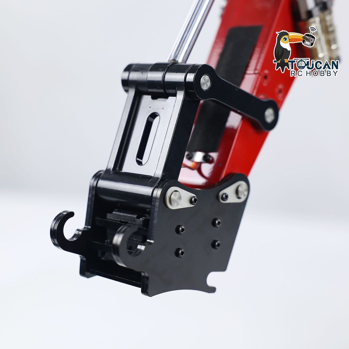 TOUCAN RC HOBBY MTModel 946-3 1/14 Metal RC Hydraulic Excavator Clamshell Bucket 8-ways Reserving Valves Ripper Sound Light for Model Enthusiasts