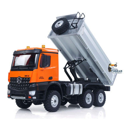 Fast Free Shipping 1/14 HUINA 1598 2.4G Remote Control Dumper 6*6 Engineering Transport Vehicle Lifting Rod Tipper Car Light Sound Battery Toys