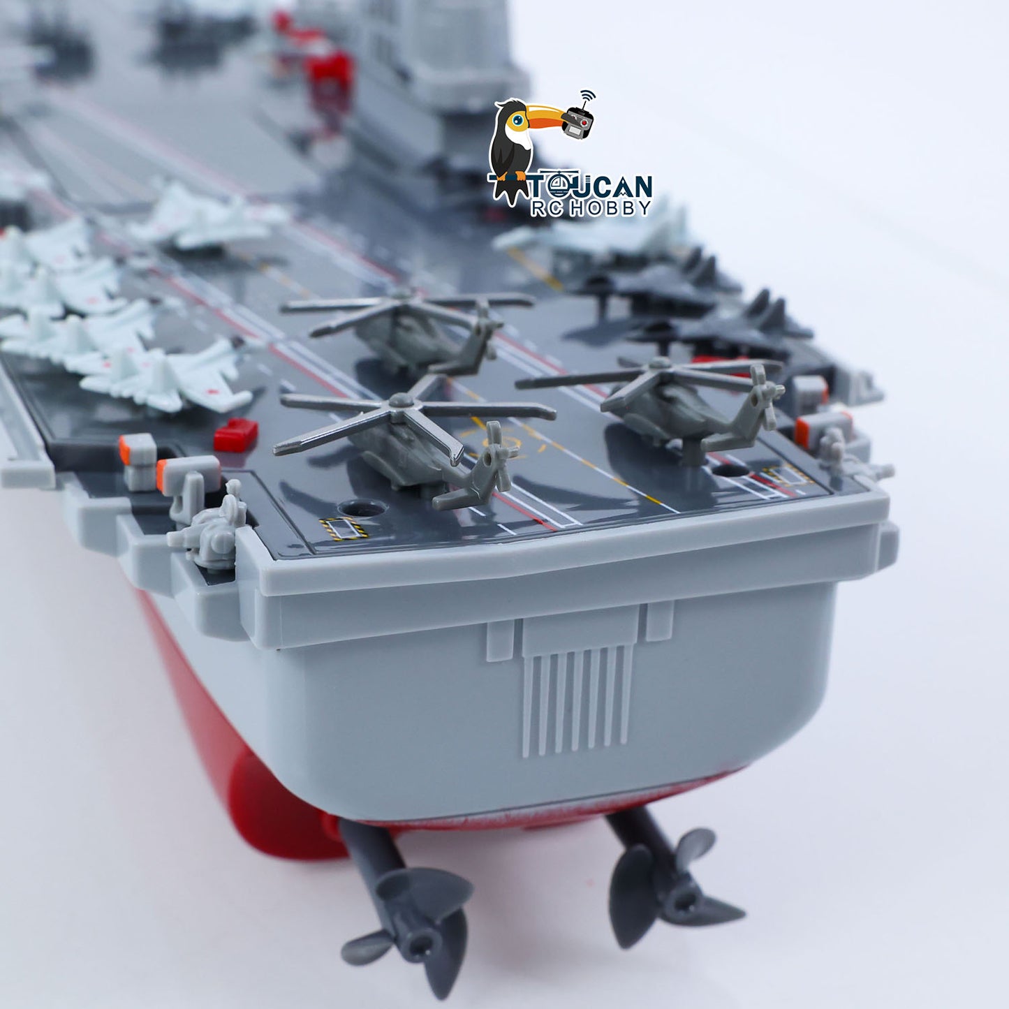 2.4GHz RC High Speed Boat Remote Control Aircraft Carrier Warship S19 Electric Water Toys RTR Battery Dual Motor USB Charge