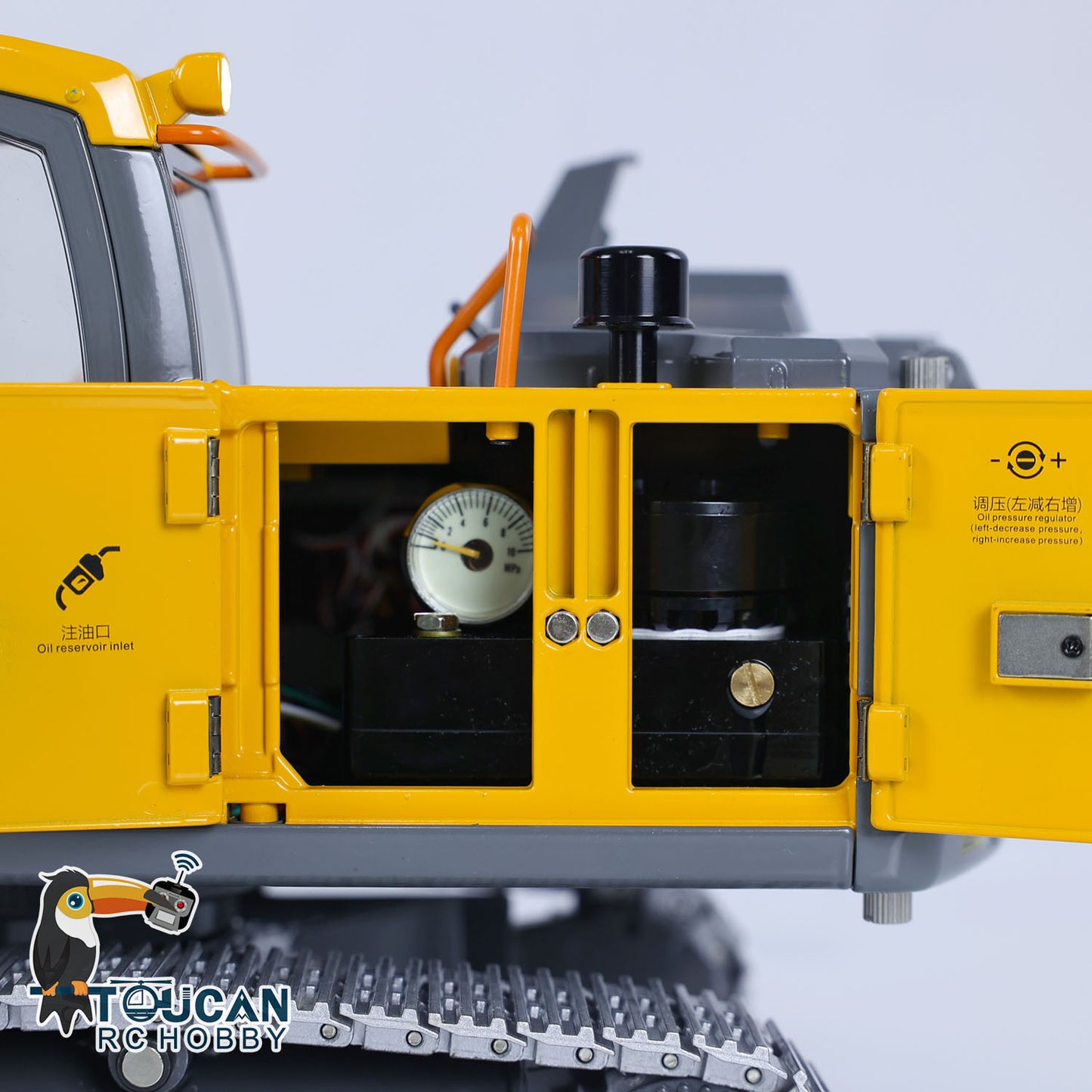 Double E EC160E 1/14 RC Hydraulic Excavator E111 Alloy Remote Control Diggers DIY Toy Car Hobby Model Servo Motor ESC