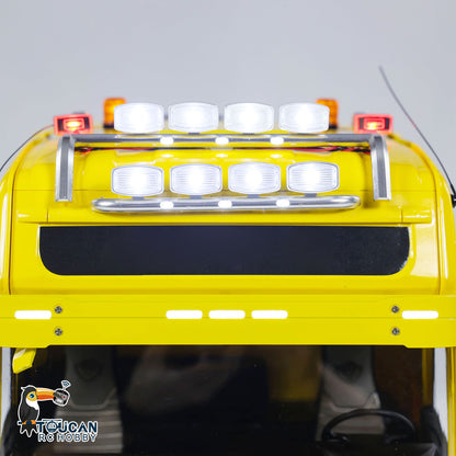 TOUCAN Metal Chassis 1/14 RC Tractor Truck 8X8 Radio Control Car Model Light Sound