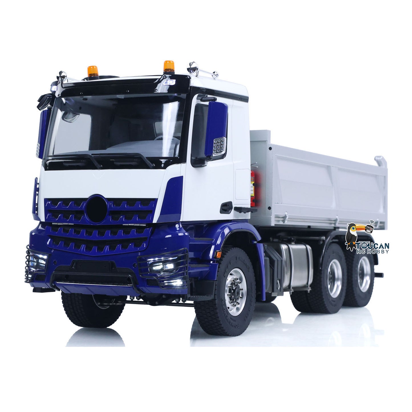 6X6 Metal Chassis RTR 1/14 Radio Controlled Hydraulic Tipper RC Dump Truck NO Lock Light Sound Radio Battery Construction Car