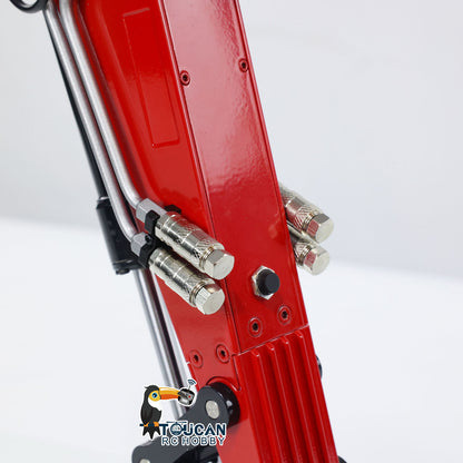 TOUCAN RC HOBBY MTModel 946-3 Metal 1/14 RC Hydraulic Excavator Construction Engineering Vehicle 8-ways Reserving Valves Tiltable Bucket Sound Light for Machinery Enthusiasts