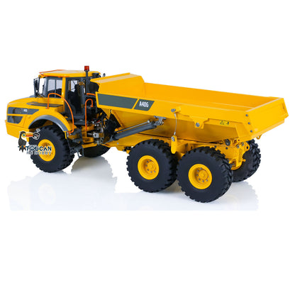 In Stock Double E A40G 1/16 Hydraulic RC Articulated Truck Metal RTR Dump Radio Controlled Car Construction Vehicle Hobby Model RTR