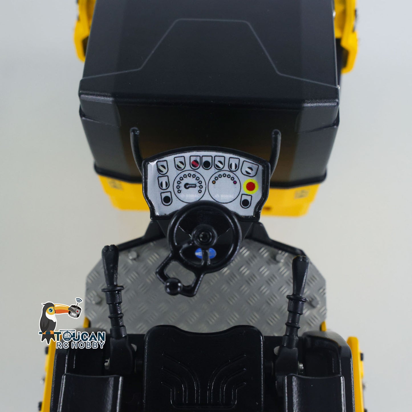 US Stock 1/14 Metal RC Electric Road Roller BOM BW120AD RTR Remote Control Construction Vehicle Model Flysky ST8 Radio Battery Light System